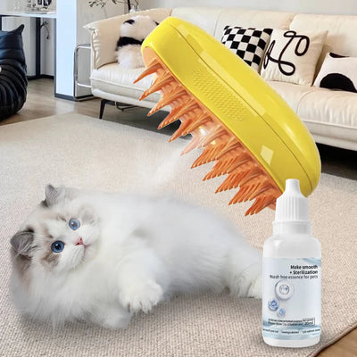 Pet Steam Brush Wash Free Essence Hair Serum