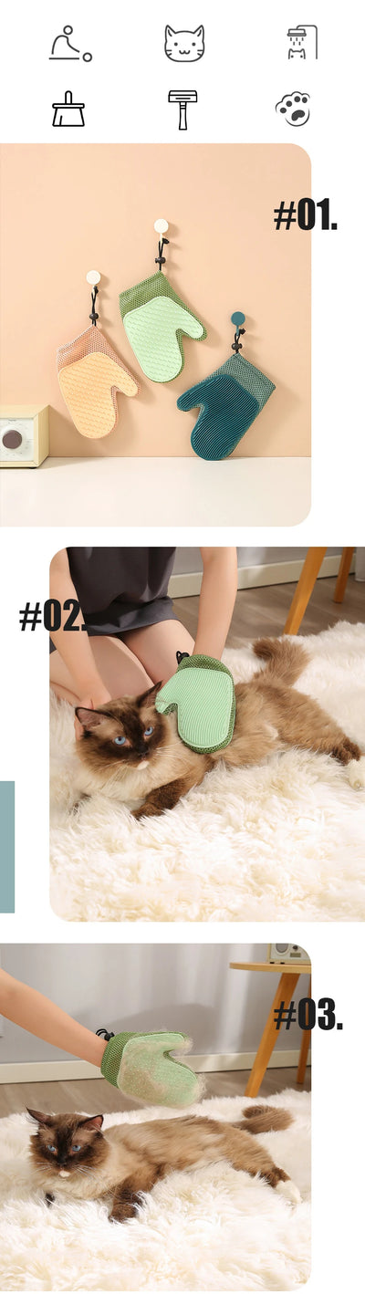 2 in 1 Pet Hair Remover Glove