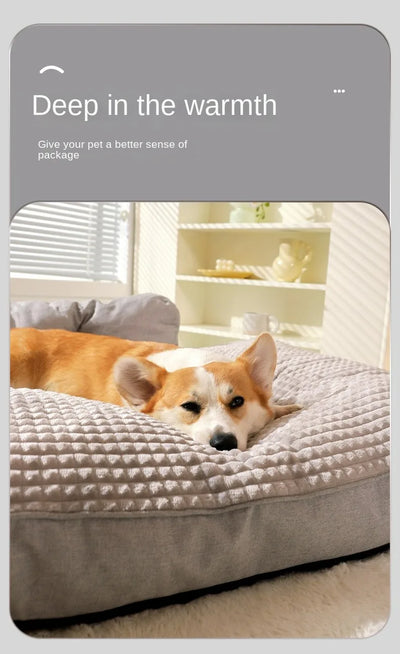 Lit d'angle confortable pour chien