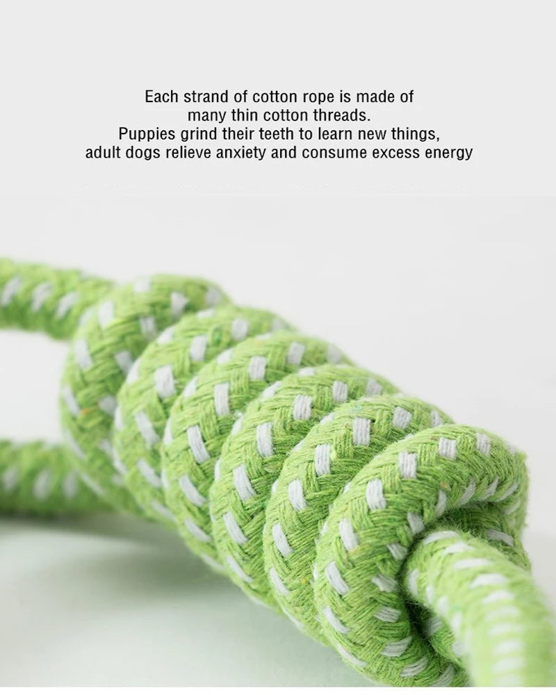 Interactive Cotton Rope Mini Dog Toy Ball