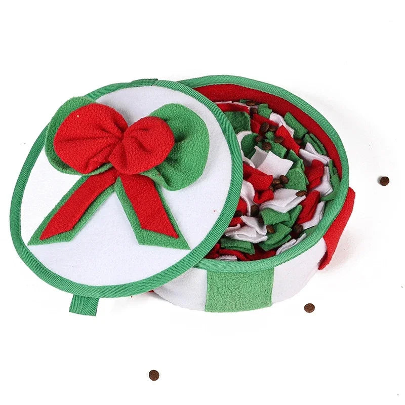 Christmas Collection Pet Toy Gift Sniffing Mat Snuffle Mats