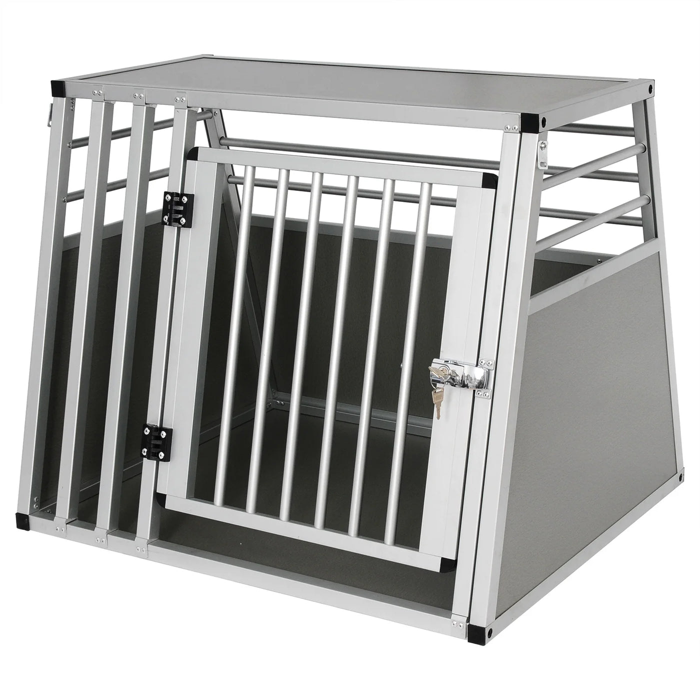 Cage pour animaux de compagnie XL en aluminium respirante pour voiture