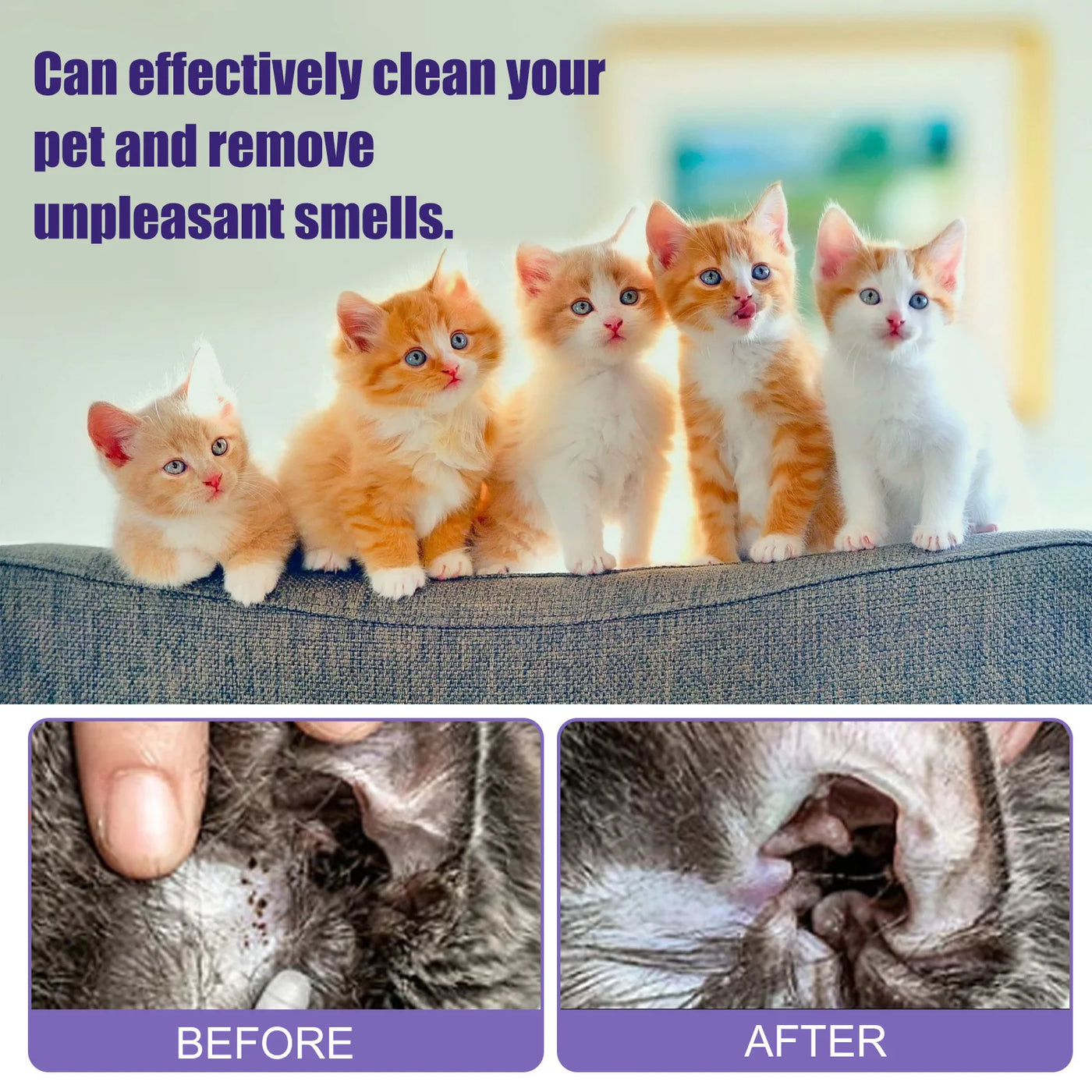 Lingettes humides Multi Clean Pet Travel