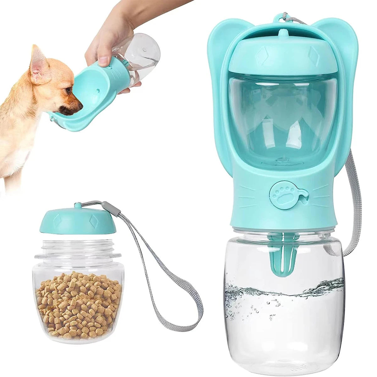 Food & Water Travel All in One Bottle Dispencer